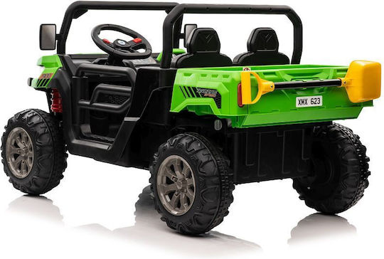 Kids Electric Car Two Seater with Remote Control Green
