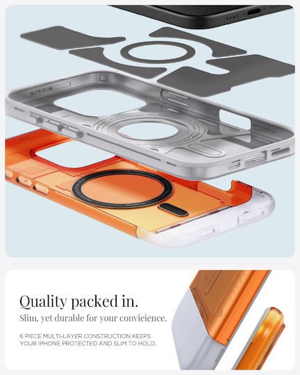 Spigen Classic C1 Back Cover Silicone Orange (iPhone 16 Pro)