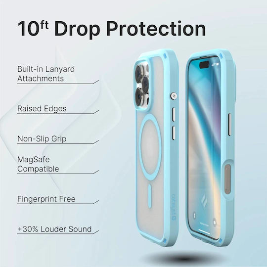 Catalyst Influence Back Cover Πλαστικό / Σιλικόνης με Λουράκι Μπλε (iPhone 16 Pro)