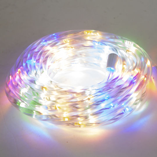 Φωτοσωλήνας 360 Glühbirnen 220V RGB mit Programmen 18m IP44