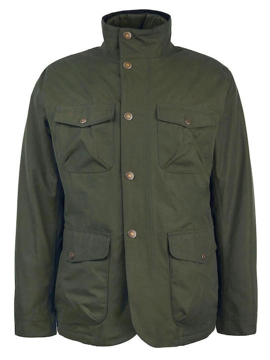 Barbour Herren Jacke Lässig Wasserdicht Olive