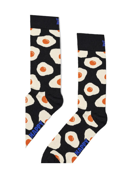 Happy Socks Sunny Side Up Κάλτσες Black Happy Socks Sunny Side Up Κάλτσες Black