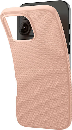 Spigen Liquid Air Umschlag Rückseite Silikon Rose Titanium (iPhone 17 Pro / iPhone 16 Pro)