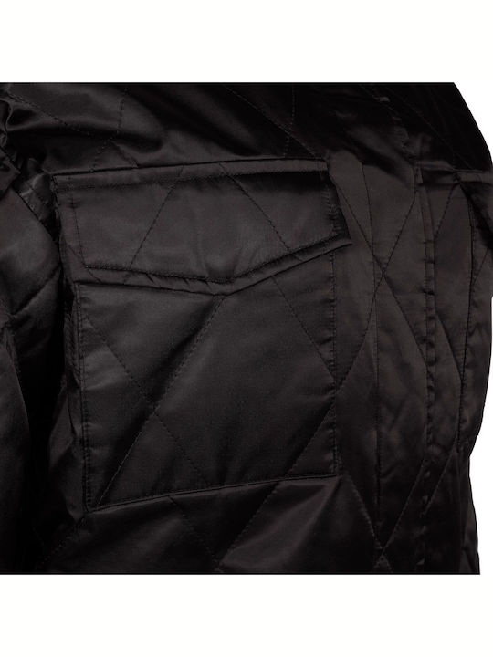 Women's Short Lifestyle Jacket for Winter Black
