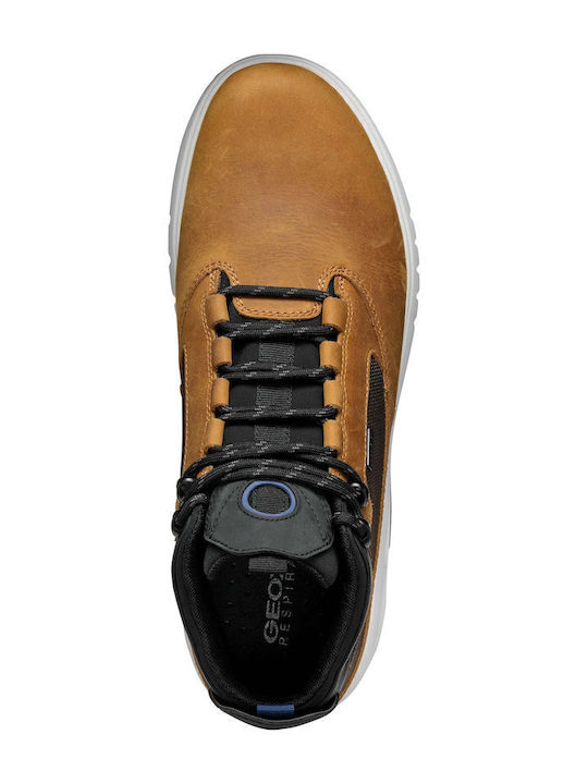 U Aerantis 4x4 B Abx Tabac Brown Men's Boots Waterproof Anatomical