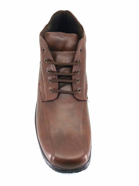 Leather Brown Men's Boots