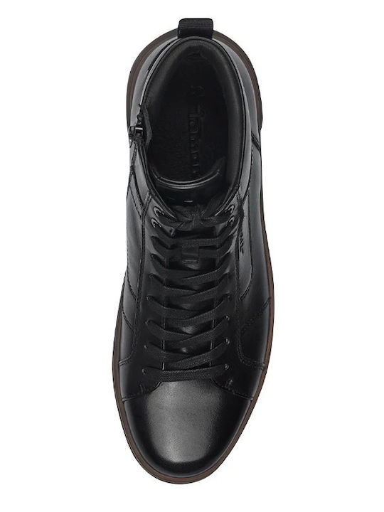 Leather Black Men's Boots Anatomical