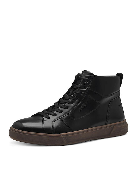 Leather Black Men's Boots Anatomical