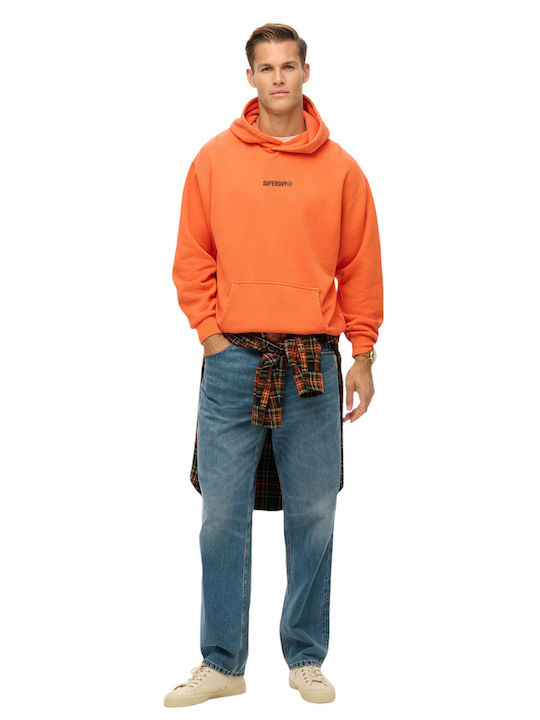 M D2 Sweatshirt with Hood Orange