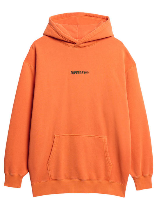 M D2 Sweatshirt with Hood Orange