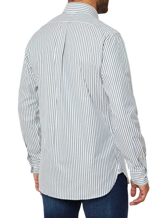 Ralph Lauren Men's Shirt Long Sleeve Striped White