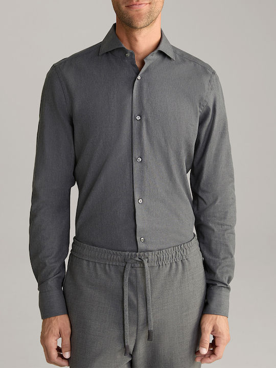 Joop! Men's Shirt Long Sleeve Cotton Gray