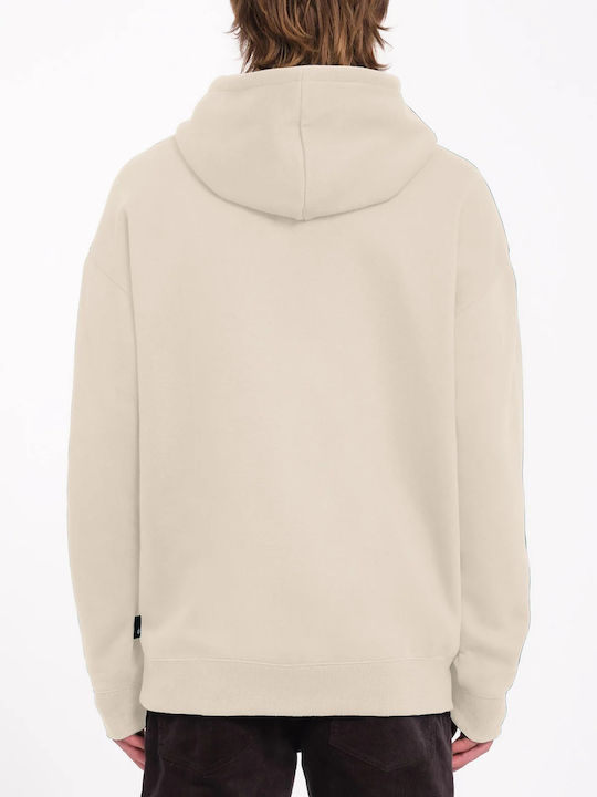 Stone Sweatshirt With Hood Beige