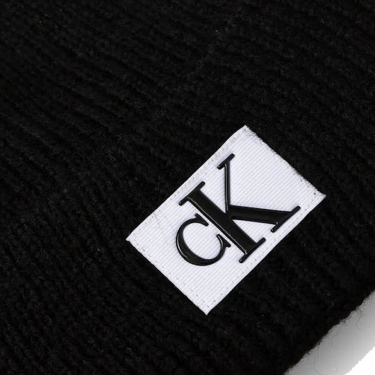 Beanie Unisex Beanie Gestrickt in Schwarz Farbe