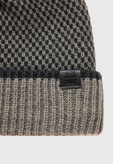 Beanie Beanie Knitted in Gray color