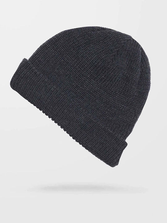 Volcom Full Beanie Unisex Beanie with Rib Knit in Gray color