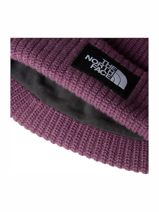 Salty Beanie Ανδρικός Σκούφος Πλεκτός σε Μωβ χρώμα