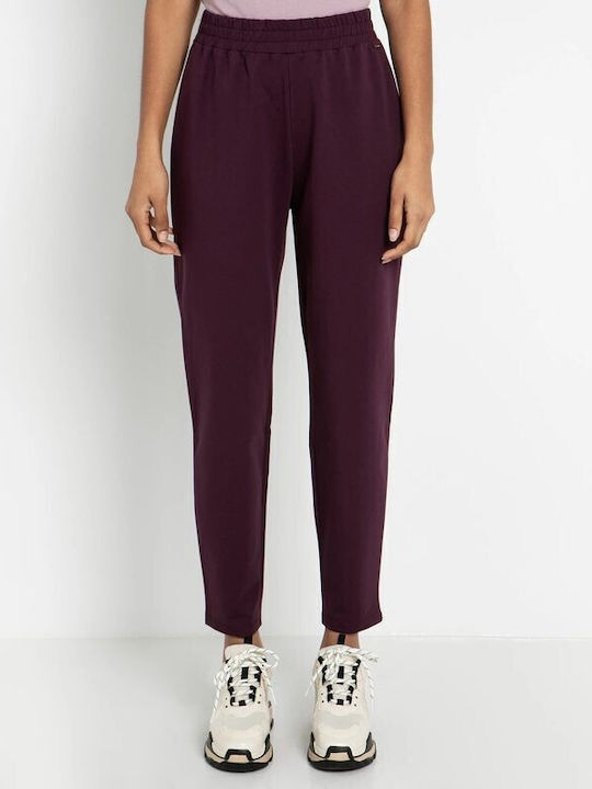 Toi&Moi Women's Jogger Sweatpants Bordeaux