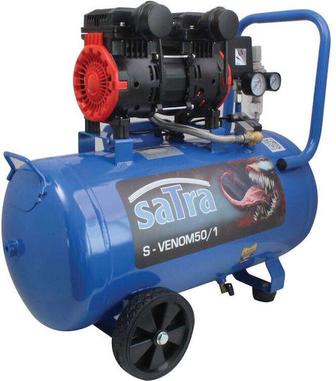 Satra Einphasig Luftkompressor 83dB mit Leistung 1.5hp und Lufttank 50Es S-20270