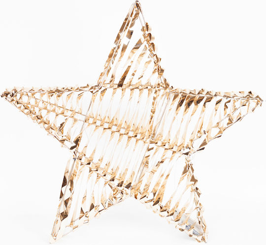 Eurolamp Plastic Illuminated Christmas Decorative Star 60x9x61cm White