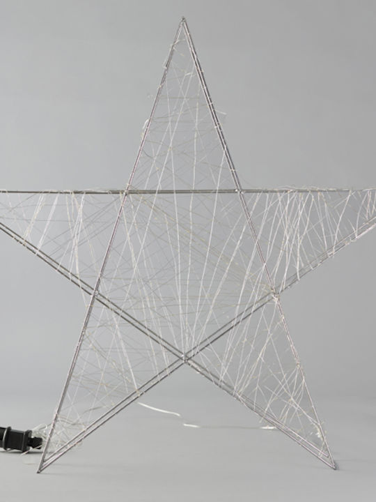 Eurolamp Metal Illuminated Christmas Decorative Star White