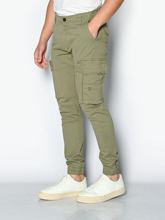 Brokers Jeans Herrenhose Cargo in Slim Passform Light Olive