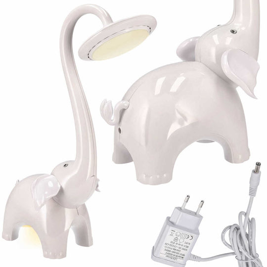 Jumi LED Kinder Schreibtischlampe Berührung Gray 9εκ.