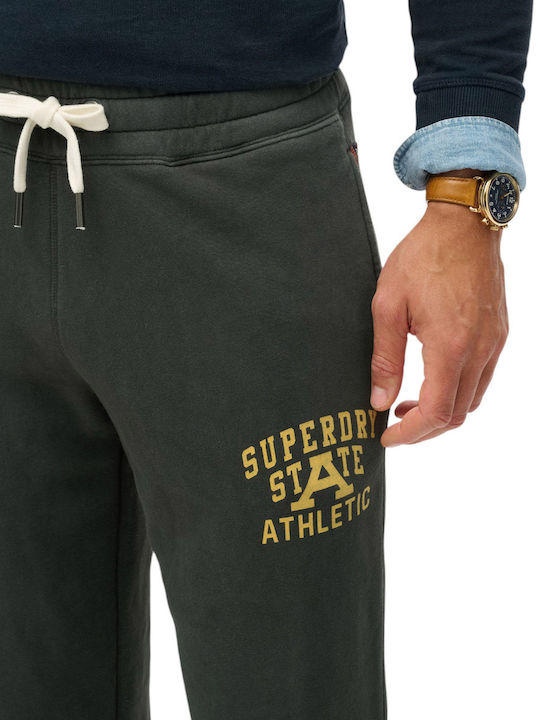 Superdry M D2 Ovin Track & Field Jogger Pants Grey