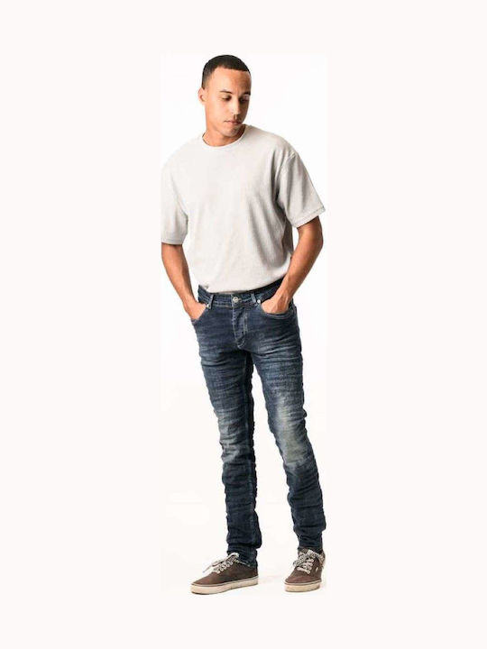 Jean Men's Jeans Pants with Slim Fit Blue