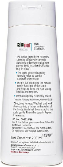 Sebamed Anti-Dandruff Shampoos against Dandruff for Oily Hair 200ml
