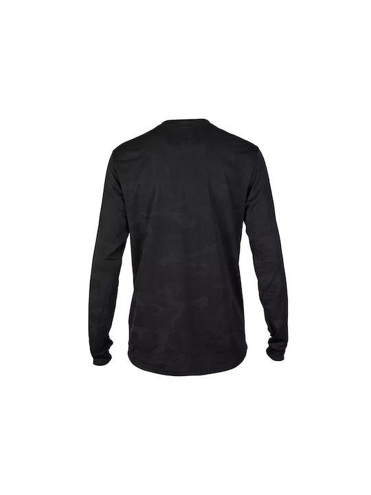 Fox Ranger Lange Ärmel Radtrikot Schwarz