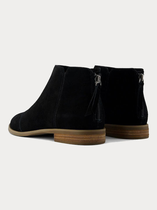 Toms Suede Women's Ankle Boots Black