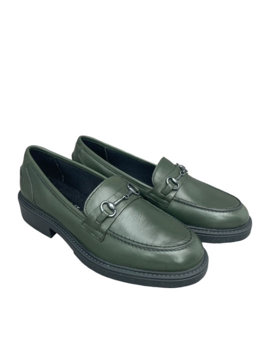 Γυναικεία Loafers σε Χακί Χρώμα