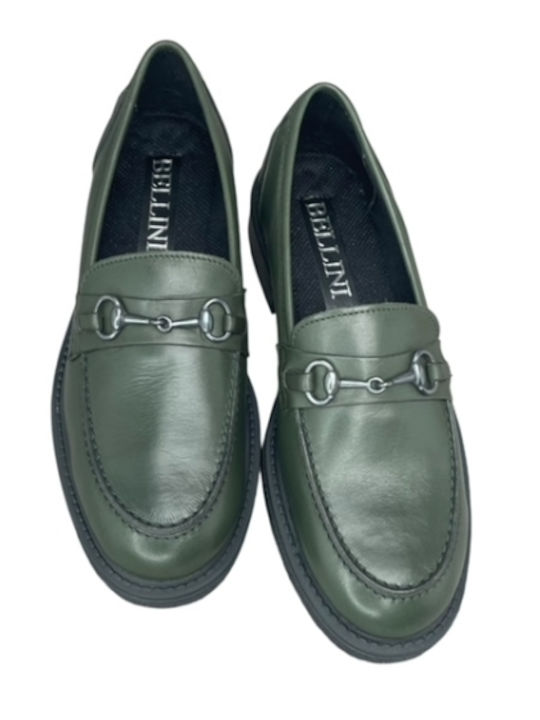 Γυναικεία Loafers σε Χακί Χρώμα