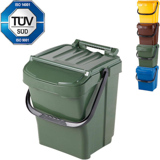 Coș de Sortare a Deșeurilor Urba Plus 40l Verde