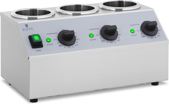 Затоплящи бутилки за сос 3x 1л 40-90c 550w