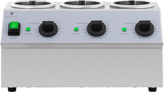 Затоплящи бутилки за сос 3x 1л 40-90c 550w