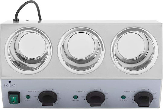 Затоплящи бутилки за сос 3x 1л 40-90c 550w