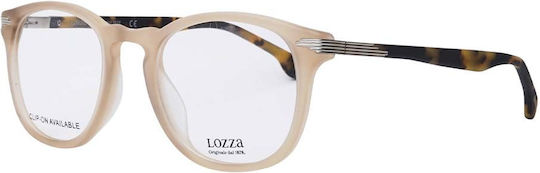 Lozza Plastic Eyeglass Frame Brown Tortoise VL4121 7T1M