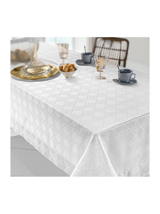Guy Laroche Τραπεζομάντηλο Glamour White 160x220εκ.