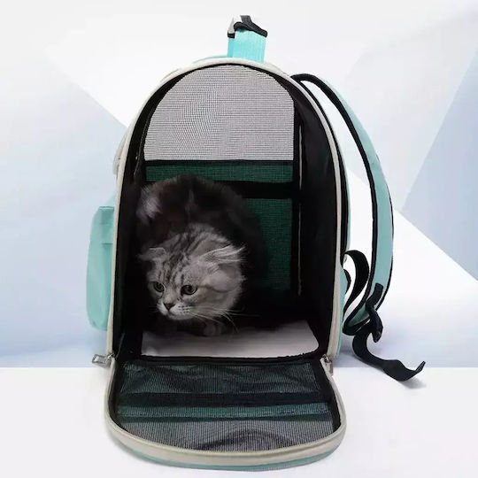 Rucksack für Hunde / Katzen bis 5.5kg Blau L37xB25xH34cm.