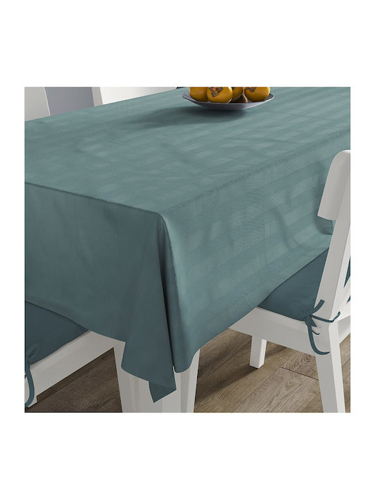 Dimcol Tablecloth Cotton Petrol 140 Petrol 140x140cm