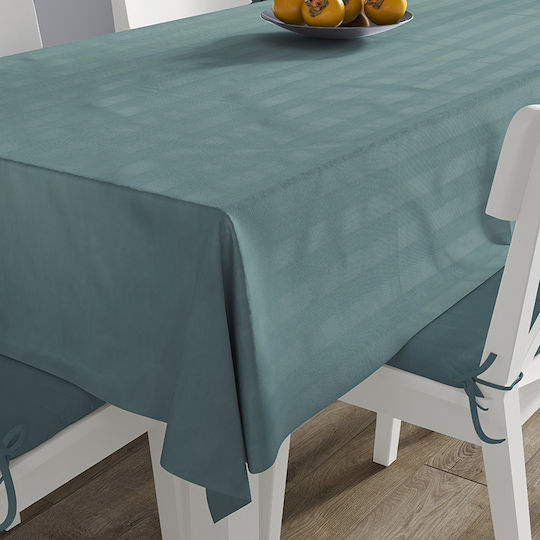 Dimcol Tablecloth Cotton Petrol 140 Petrol 140x140cm