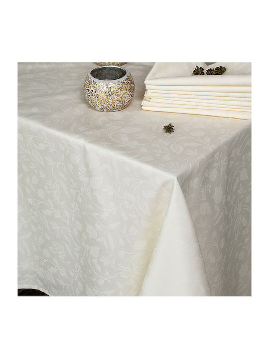 Rythmos Napkin Set 6pcs Bensimon Ecru 50x50cm
