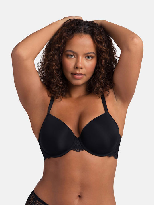 Dorina Bra with Light Padding Underwire Black/brick