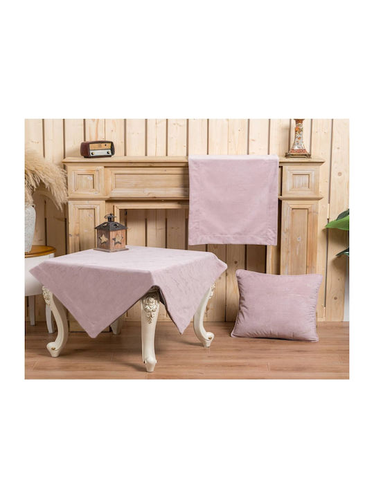 Liolios Home Tablecloth Pink 160x260cm