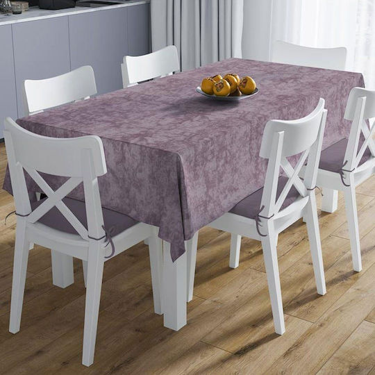 Dimcol Покривка за маса Устойчив на петна Подредба 2бр Panama Shadow Shadow Dark Lila 140x220бр