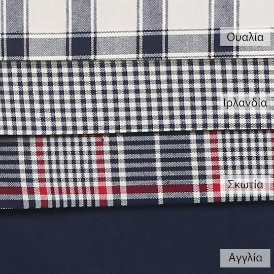 Viopros Салфетки Сет 4бр Англия Синьо 52x52бр