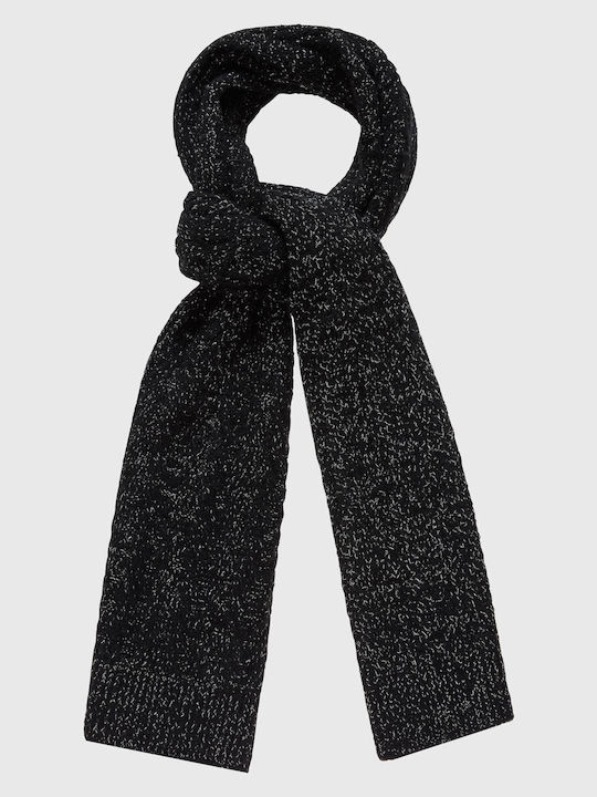 Funky Buddha Women's Knitted Scarf Black