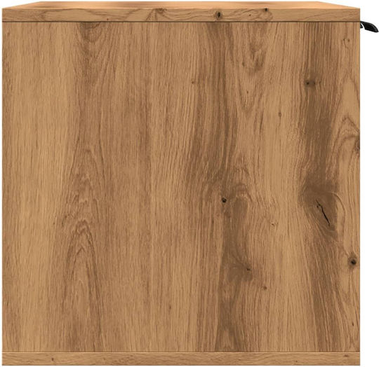 vidaXL Katzentoilette Geschlossen Braun L80 x B50 x H45cm